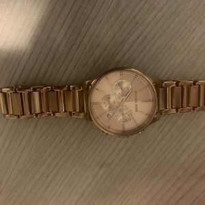 gold michael kors watch